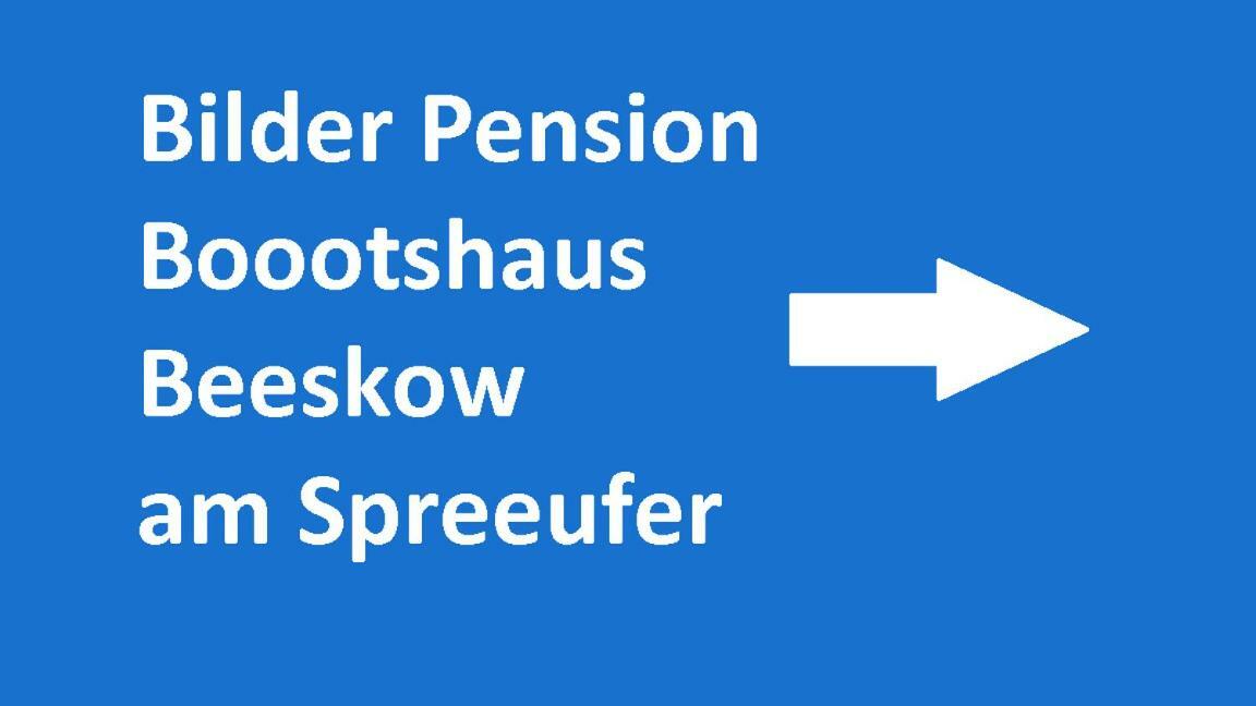 فندق Boootshaus - Am Spreeufer بيسكو المظهر الخارجي الصورة